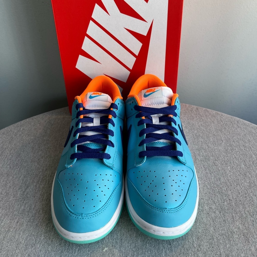 Nike Dunk Low SE Baltic Blue glow- in-dark Men's Shoe Size 10 HQ1538-416 - Picture 4 of 11